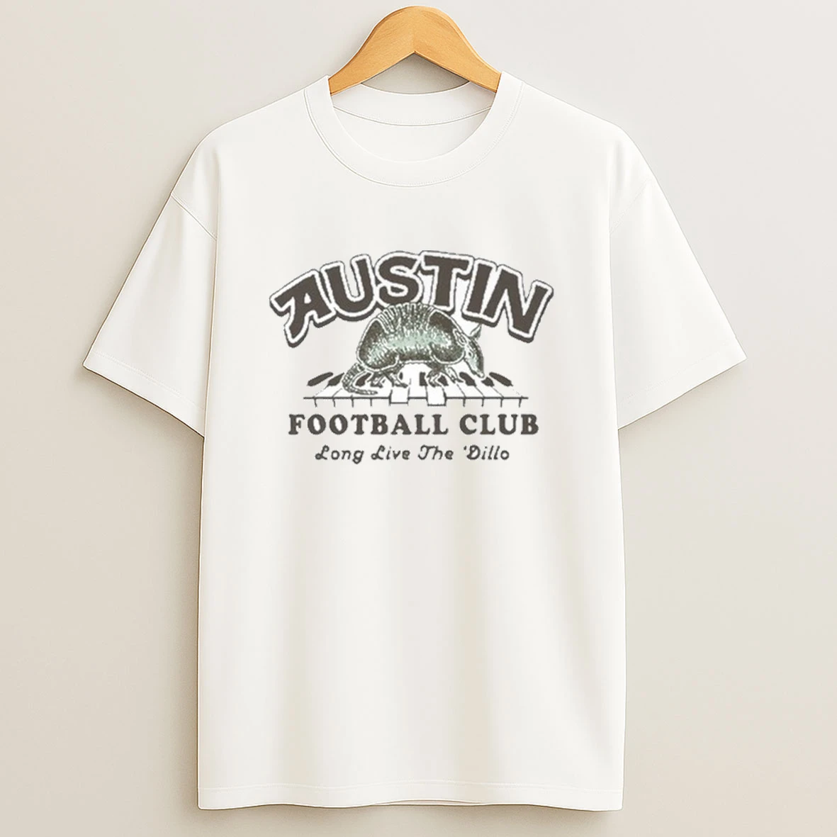Austin Football Club Long Live The Dillo Armadillo World Hq Shirts