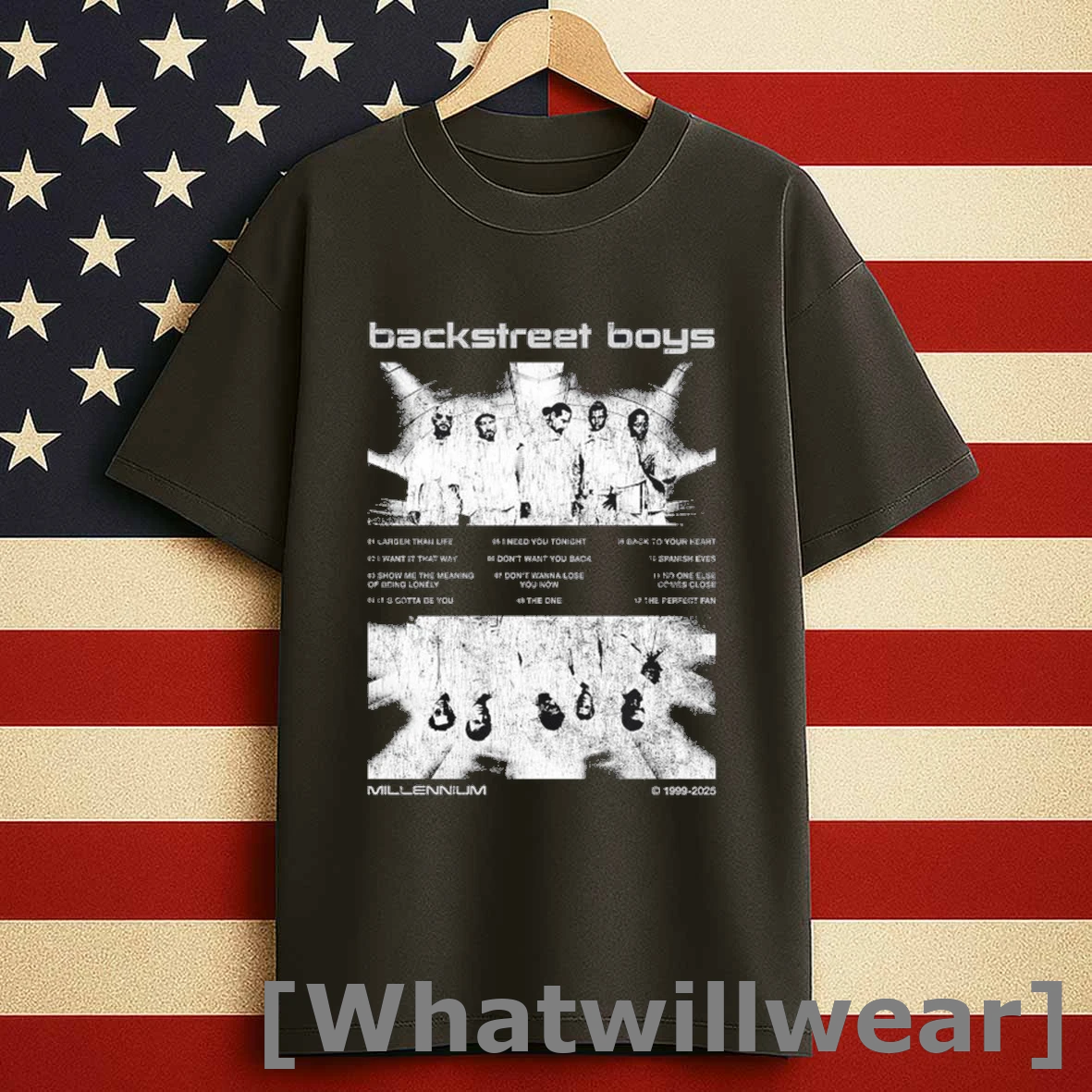 Backstreet Boys Mirrored Millennium 1999 2025 Shirts