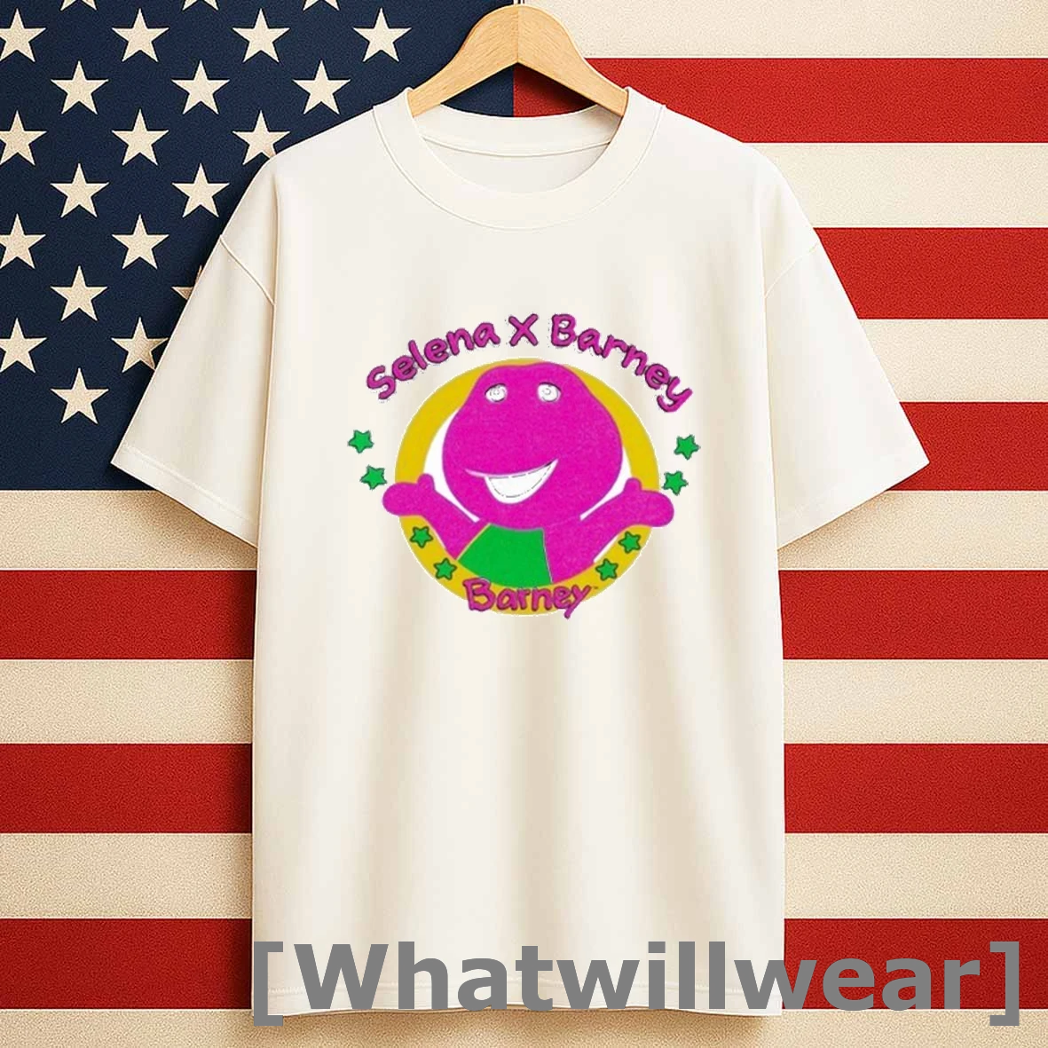 Barney X Selena Starbright Shirts