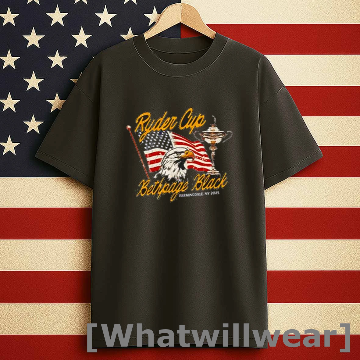Barstool 2025 Ryder Cup Flag And Eagle Men Shirts