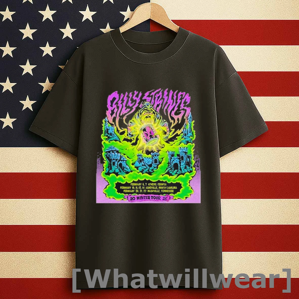 Billy Strings Winter Tour 2026 Shirts