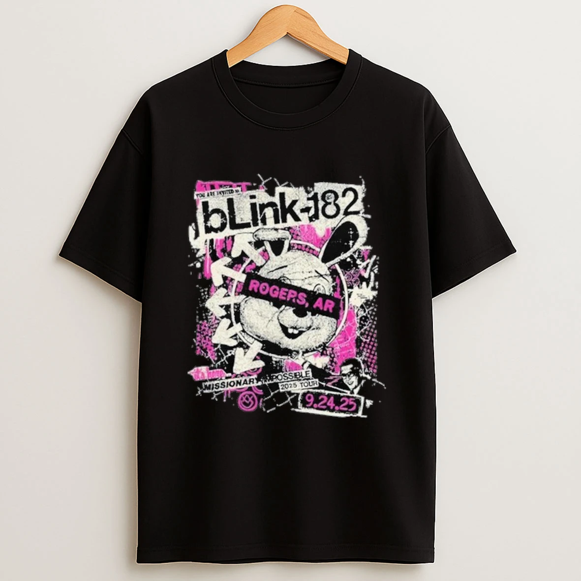 Blink 182 9 24 2025 Rogers Ar Shirts