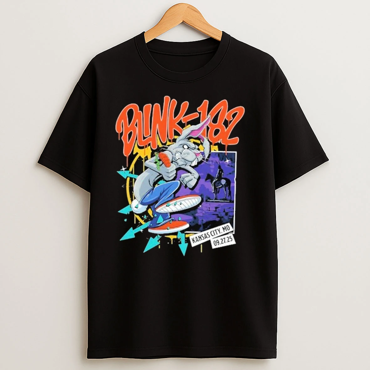 Blink 182 Kansas City Mo 09 27 2025 Event Shirts