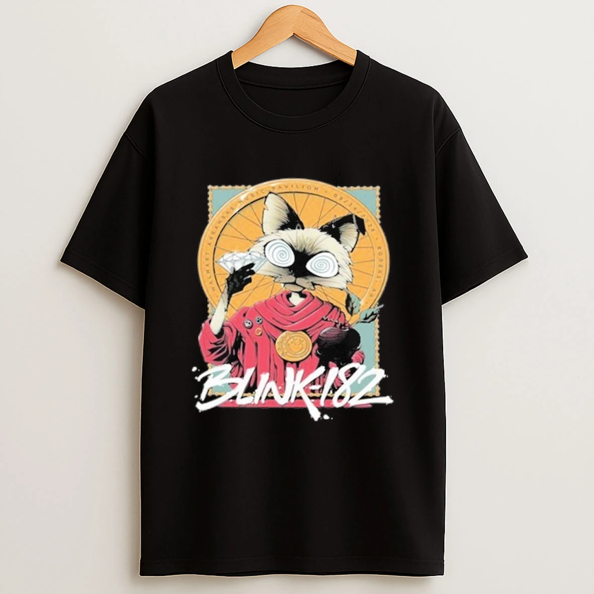 Blink 182 Rogers Arkansas 2025 Venue At Walmart Arkansas Music Pavilion On September 24 2025 Shirts