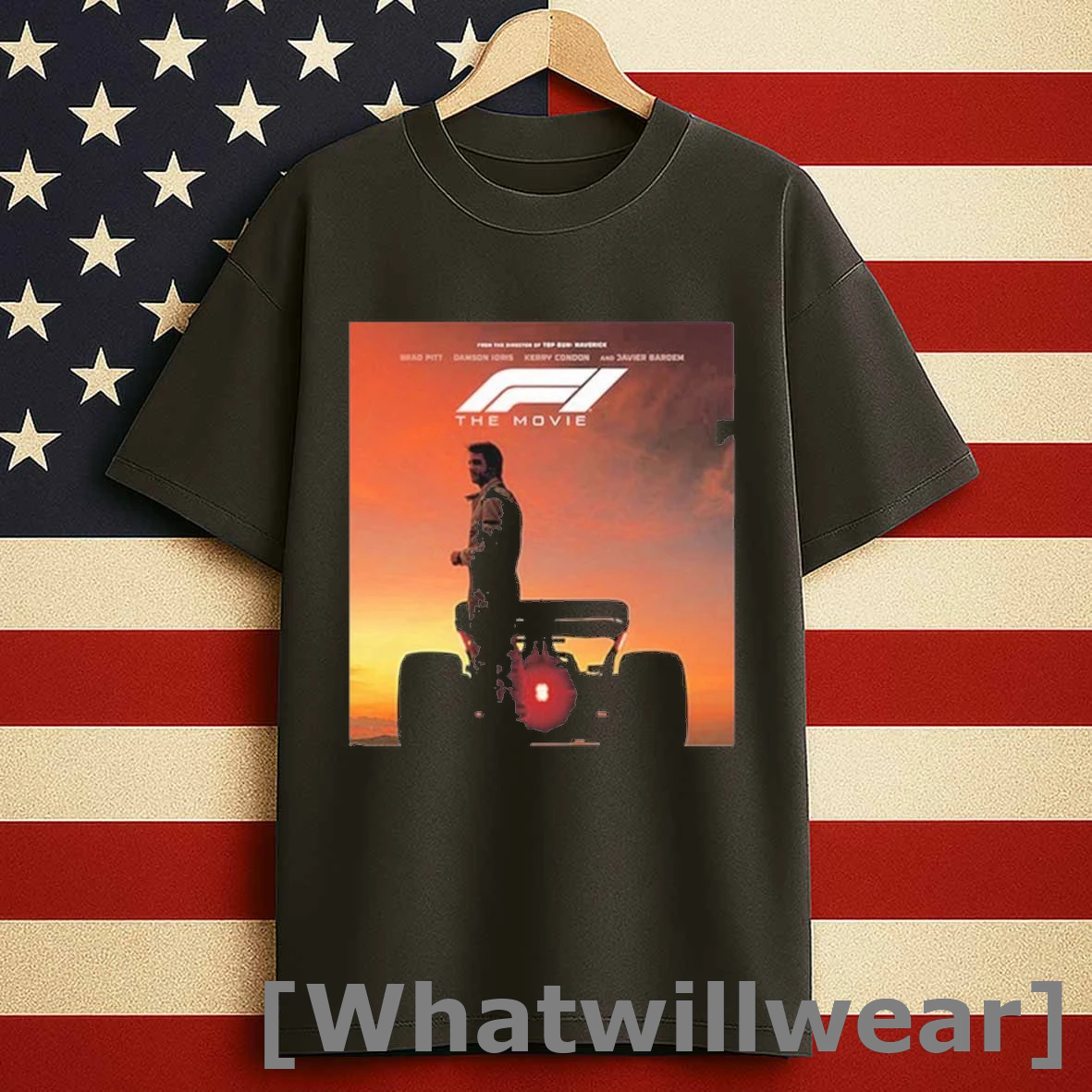 Brad Pitt F1 The Movie Starring Brad Pitt Only In Theaters June 27th 2025 Shirts
