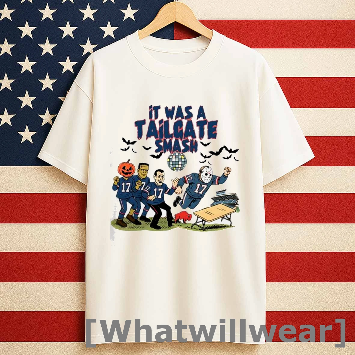 Buffalo Bills Football It Was A Tailgate Smash Halloweens Characters Shirts