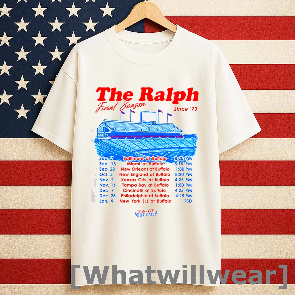 Buffalo Bills The Ralph Final Season Since73 Shirts