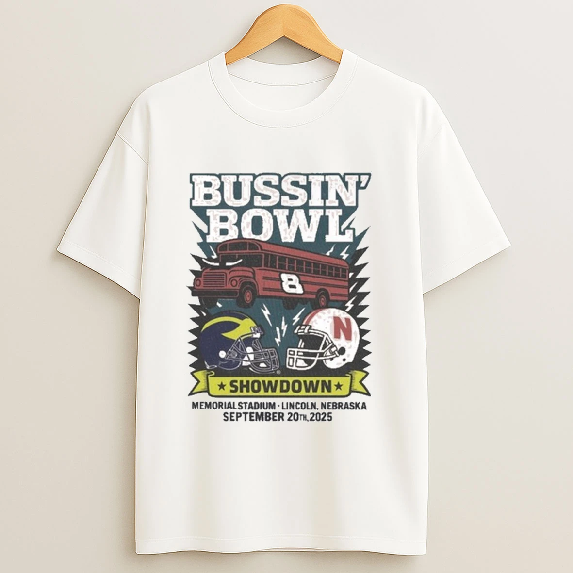 Bussin Bowl Showdown Sep 20 2025 Lincoln Nebraska Shirts