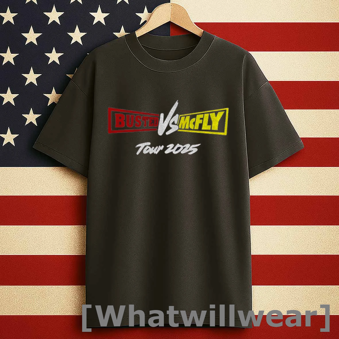 Busted Vs Mcfly Party Team Tour 2025 Shirts