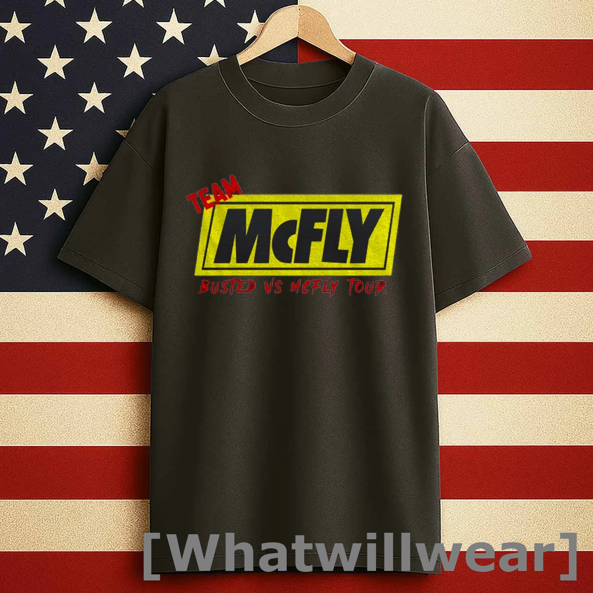 Busted Vs Mcfly Team Mcfly Tour 2025 Shirts