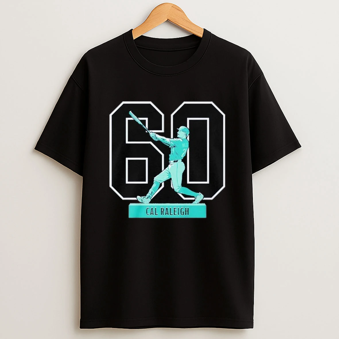 Cal Raleigh Historic 60 Home Run Season Shirts