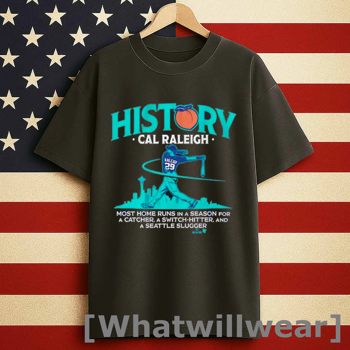 Cal Raleigh History For Big Dumper Most Home Runs In A Season For A Catcher Shirts