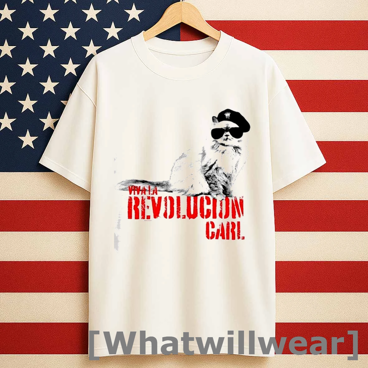 Cat Viva La Revolucion Carl Shirts