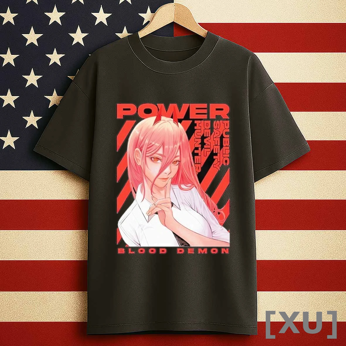Chainsaw Man Power Blood Demon Public Safety Devil Hunter Shirts