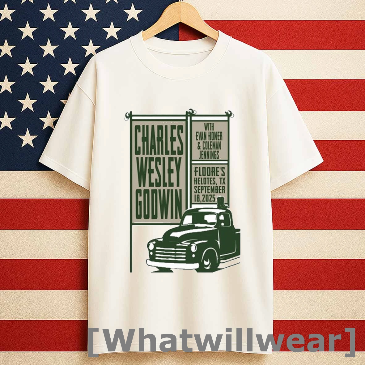 Charles Wesley Godwin Helotes Tour On Sep 18 2025 Shirts