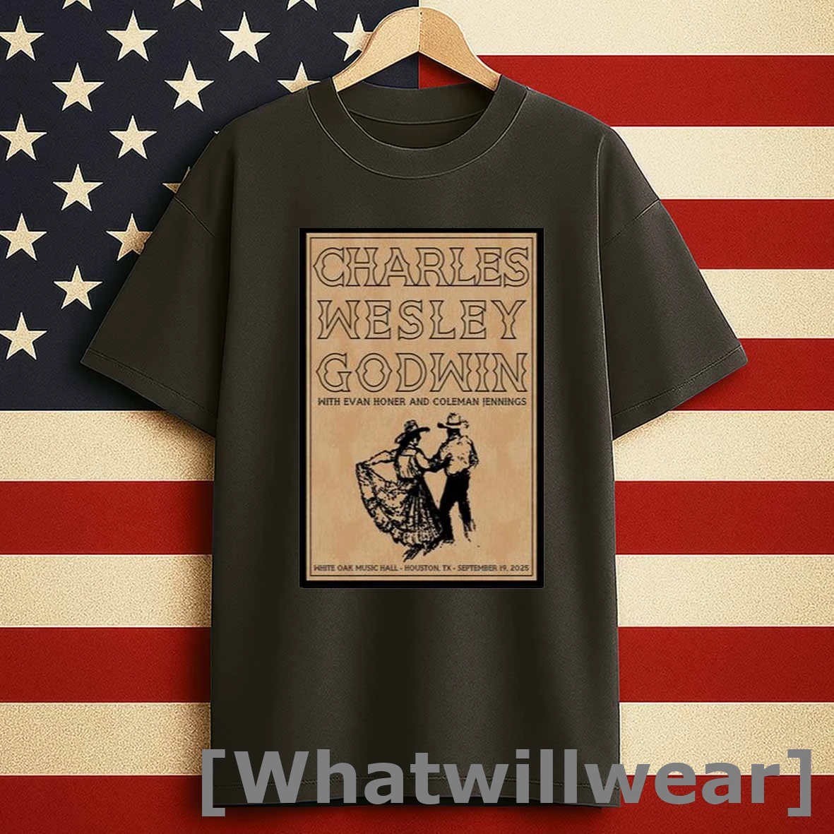 Charles Wesley Godwin White Oak Music Hall Show Men Shirts