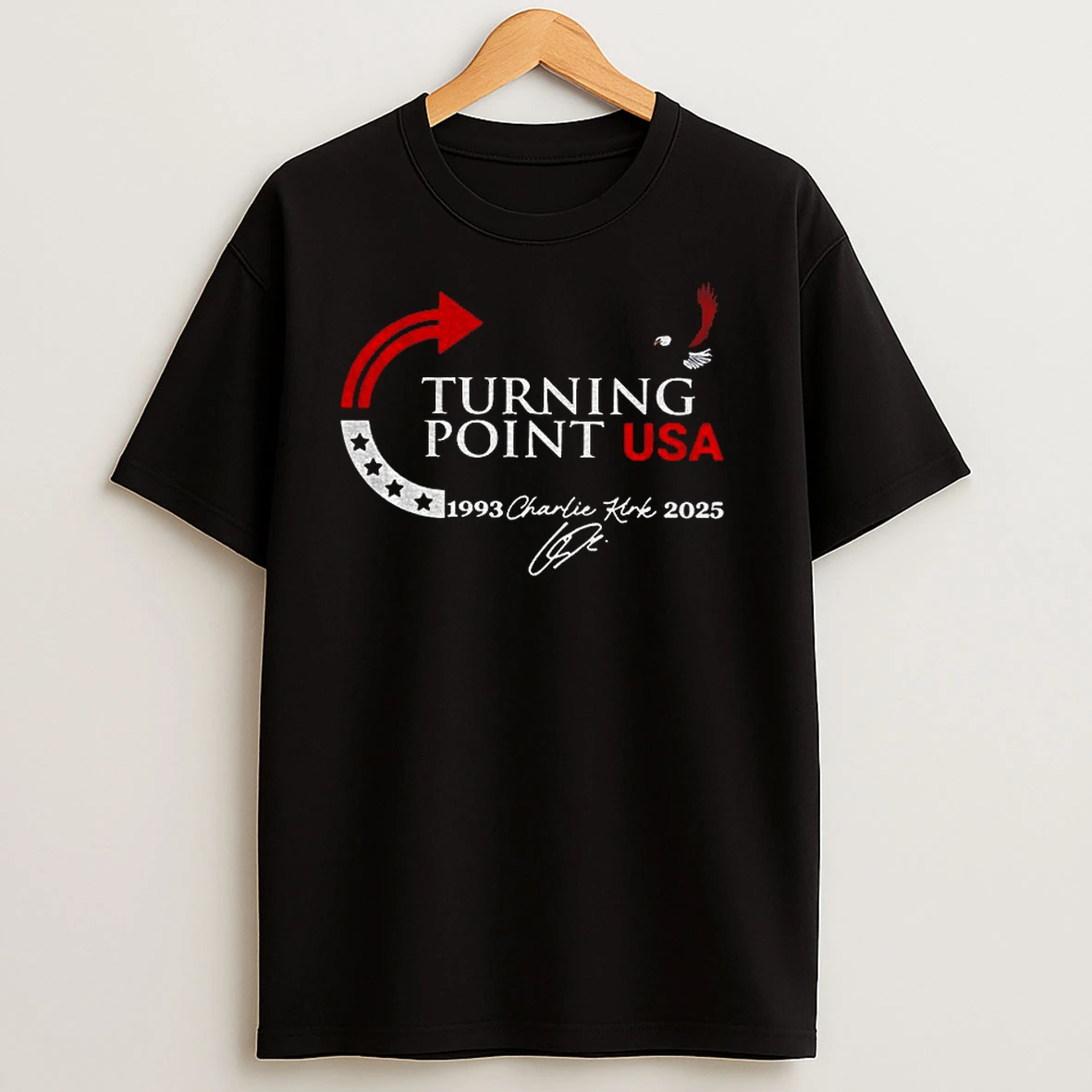 Charlie Kirk Freedom This Is The Turning Point Usa Signature Classic Shirts