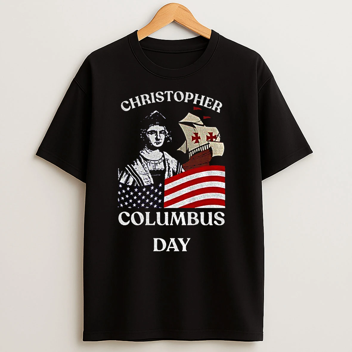 Christopher Columbus Day American Flag Political 2025 Classic Shirts