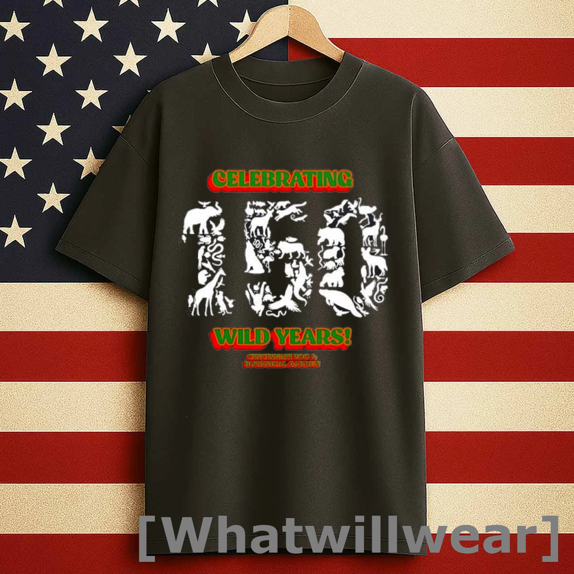 Cincinnati Zoo And Botanical Graden Celebrating 150 Wild Years Shirts