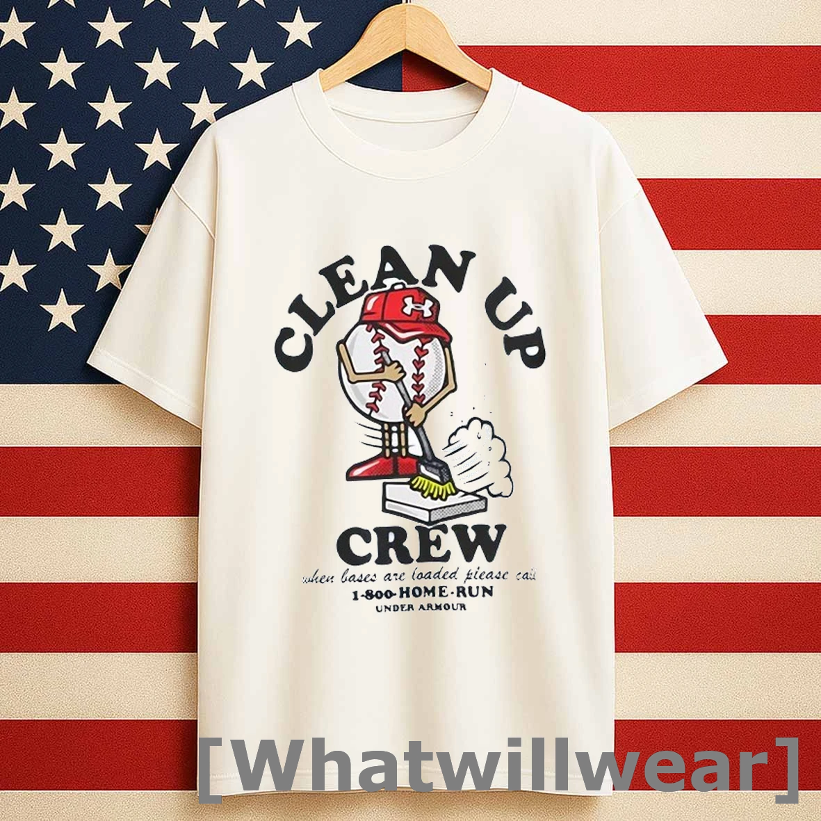 Clean Up Crew When Bases Are Loaded Please Call 1 800 Home Run Under Armour Shirts