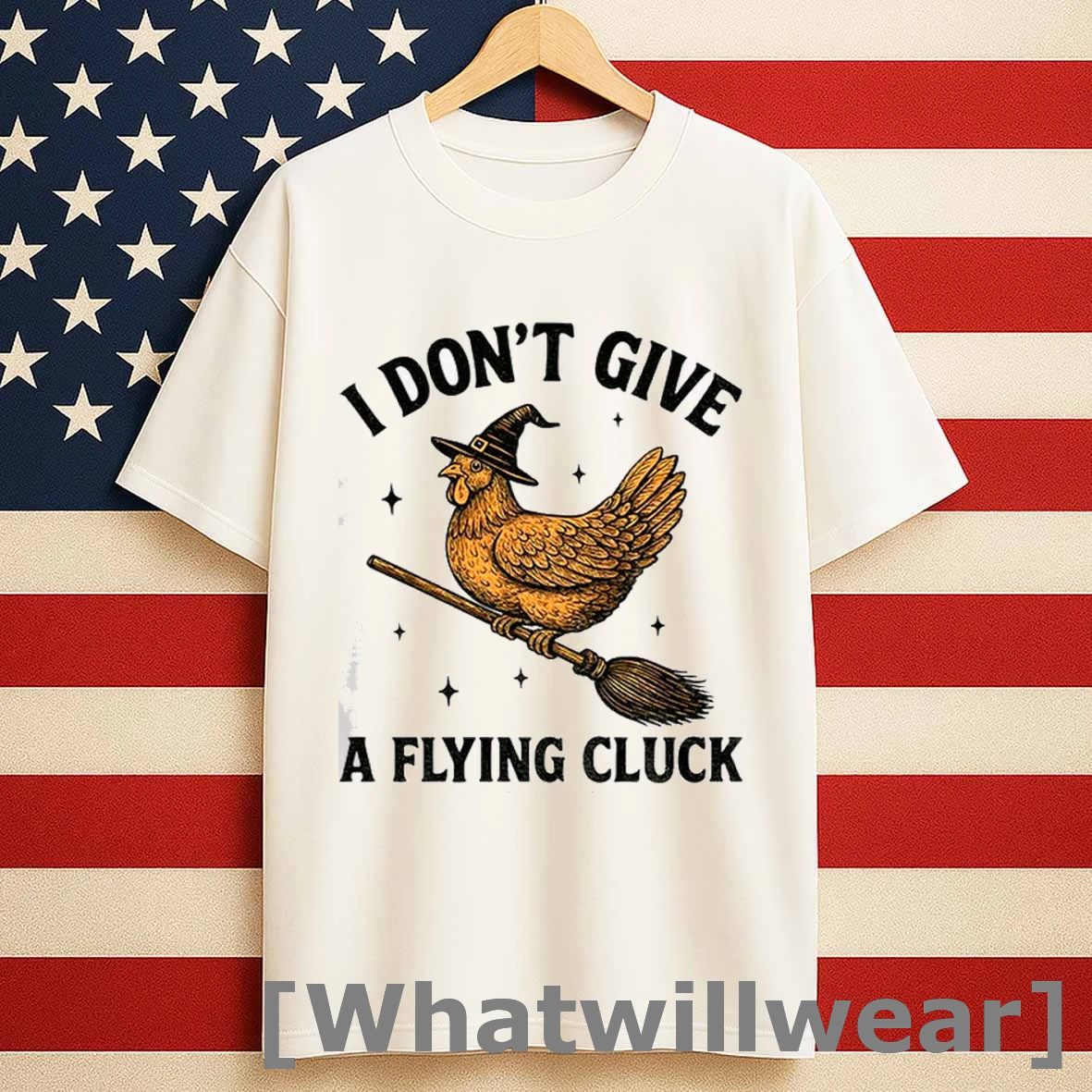 Cock Witches I Dont Give A Flying Cluck Halloween Shirts