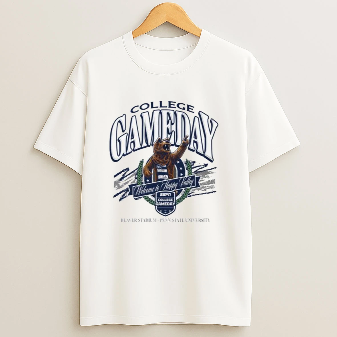 College Gameday Psu Mascot Tee 2025 Men Shirts