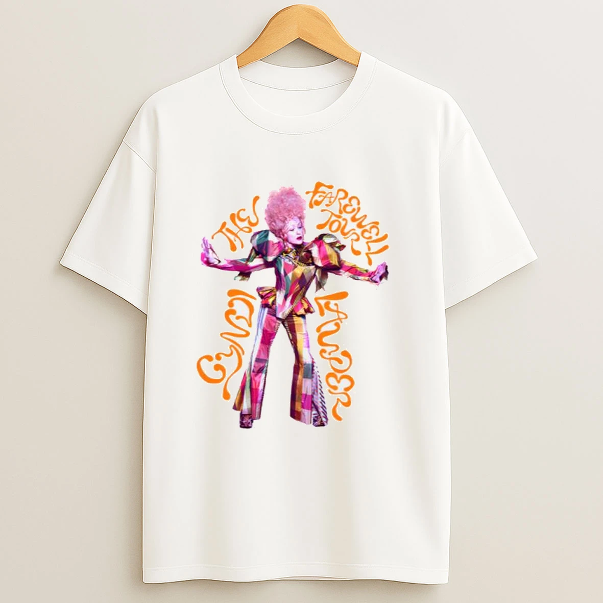 Cyndi Lauper Butter Photo Tee Men Shirts