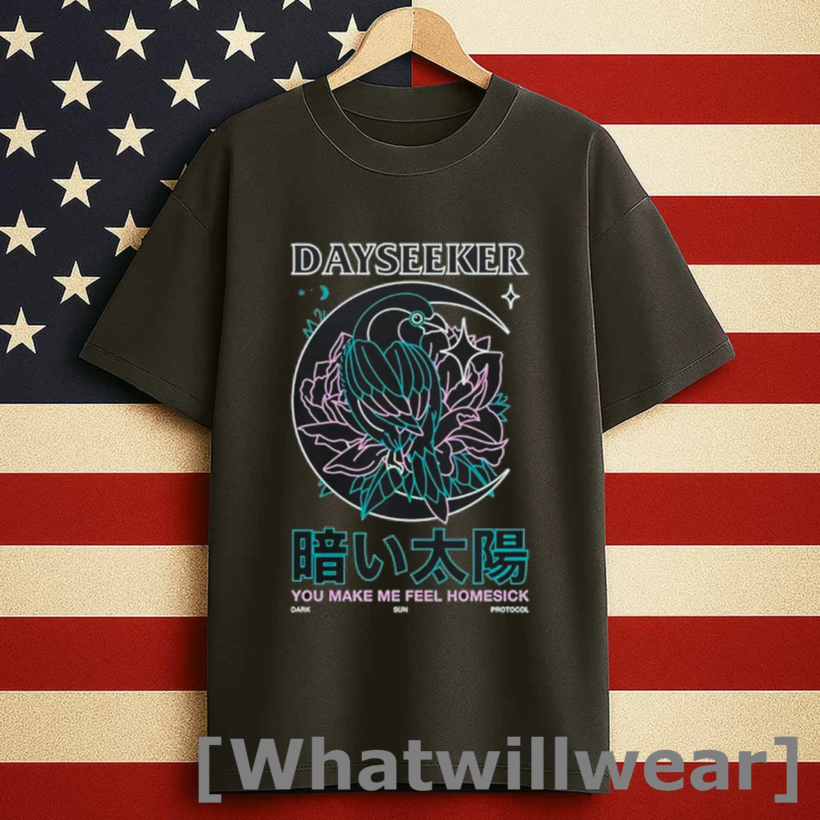 Dayseeker You Make Me Feel Homesick Dark Sun Protocol Shirts
