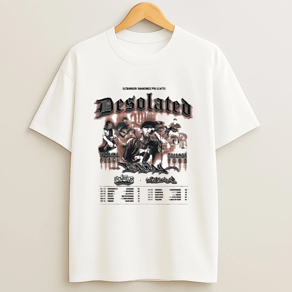 Desolated Finding Peace Tour 2025 Europe And Uk Dates Shirts