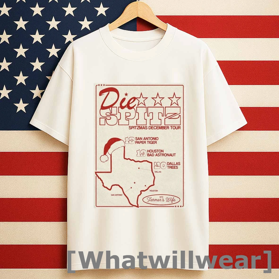Die Spitz Spitznas December Tour Texas Christmas 2025 Shirts
