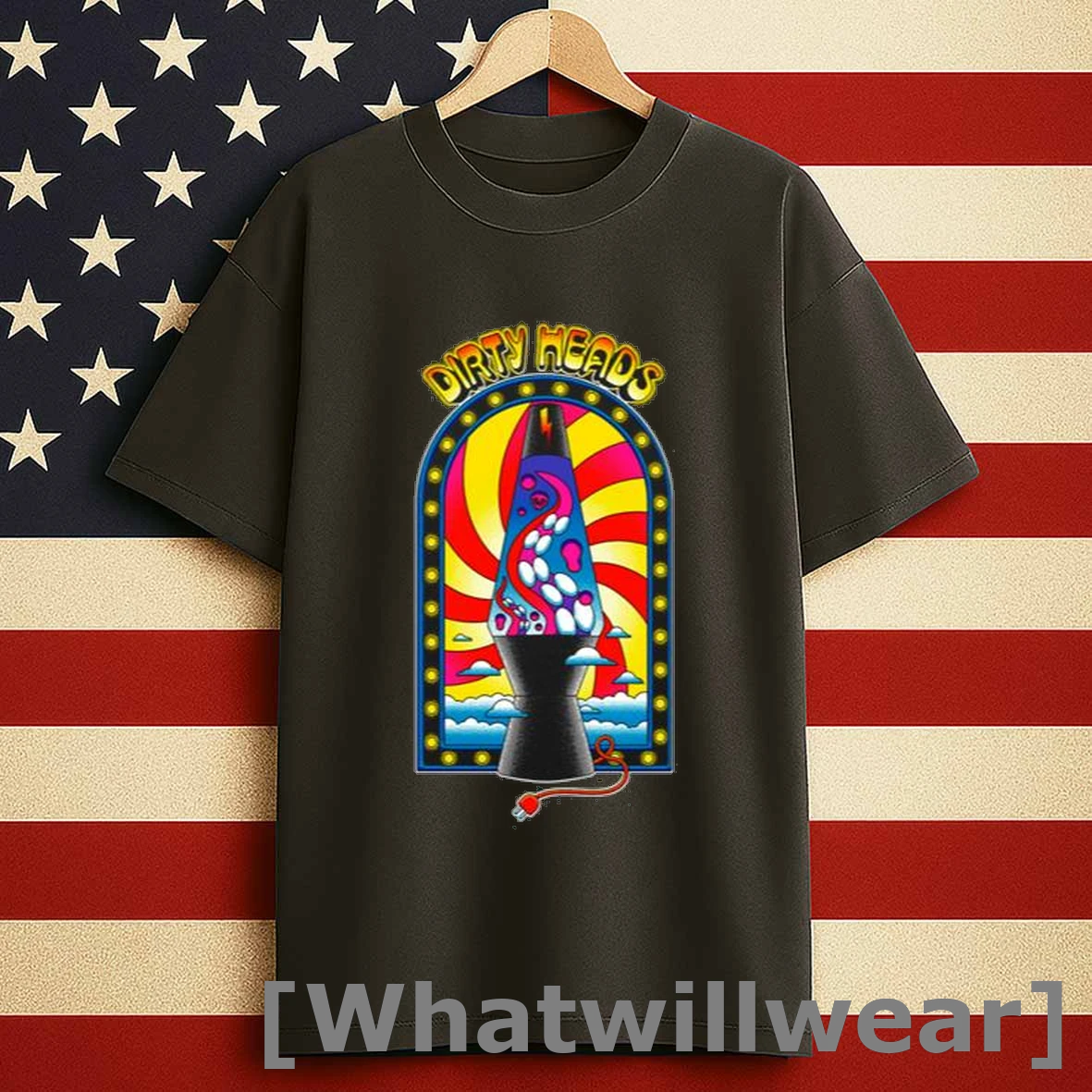 Dirty Heads Lava Lamp Raglan Men Shirts