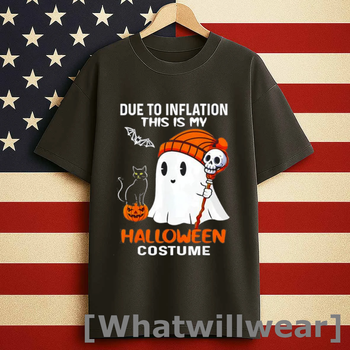 Due To Inflation My Halloween Cat Pumpkin Shirts