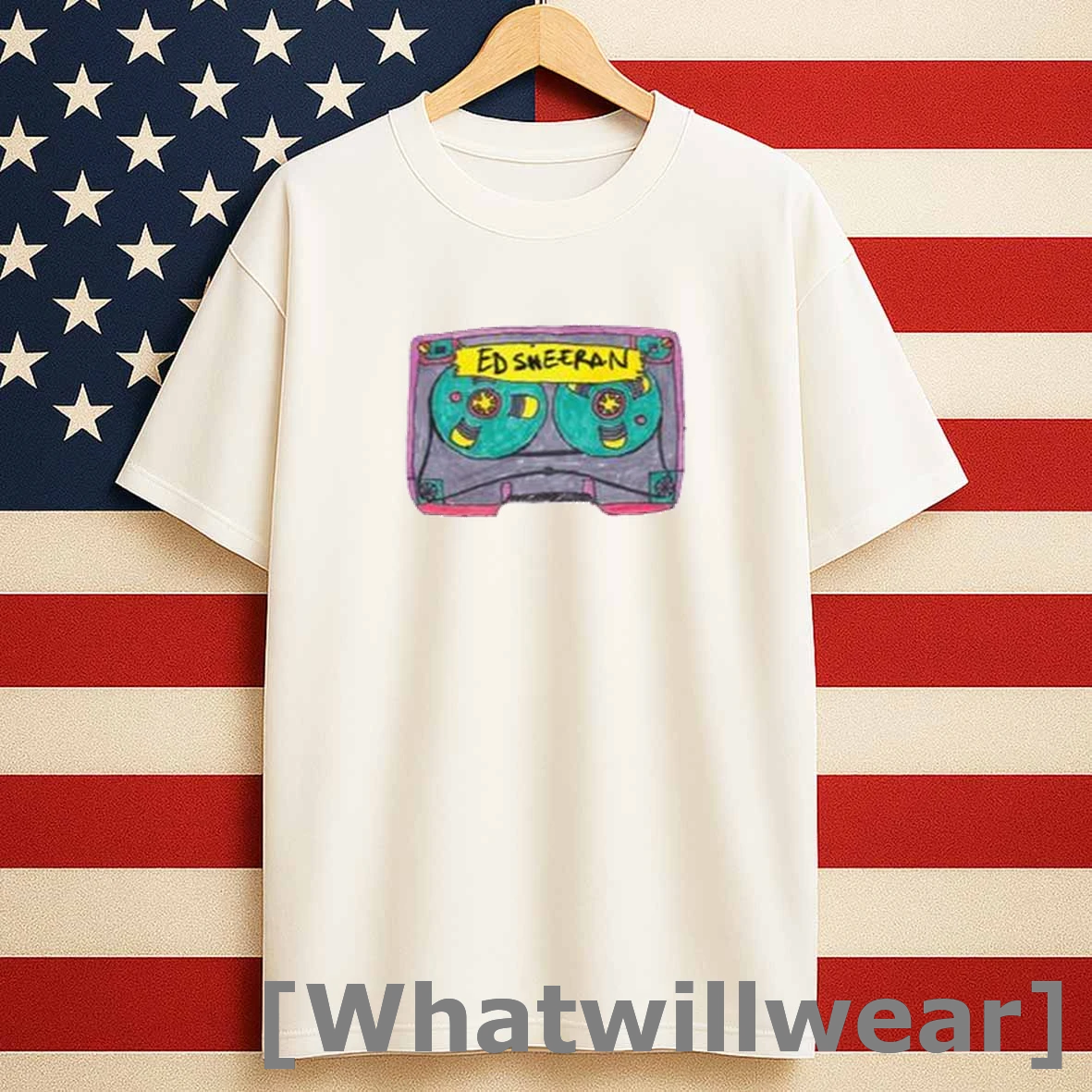 Ed Sheeran Play X Kidsuper Cassette Men Shirts