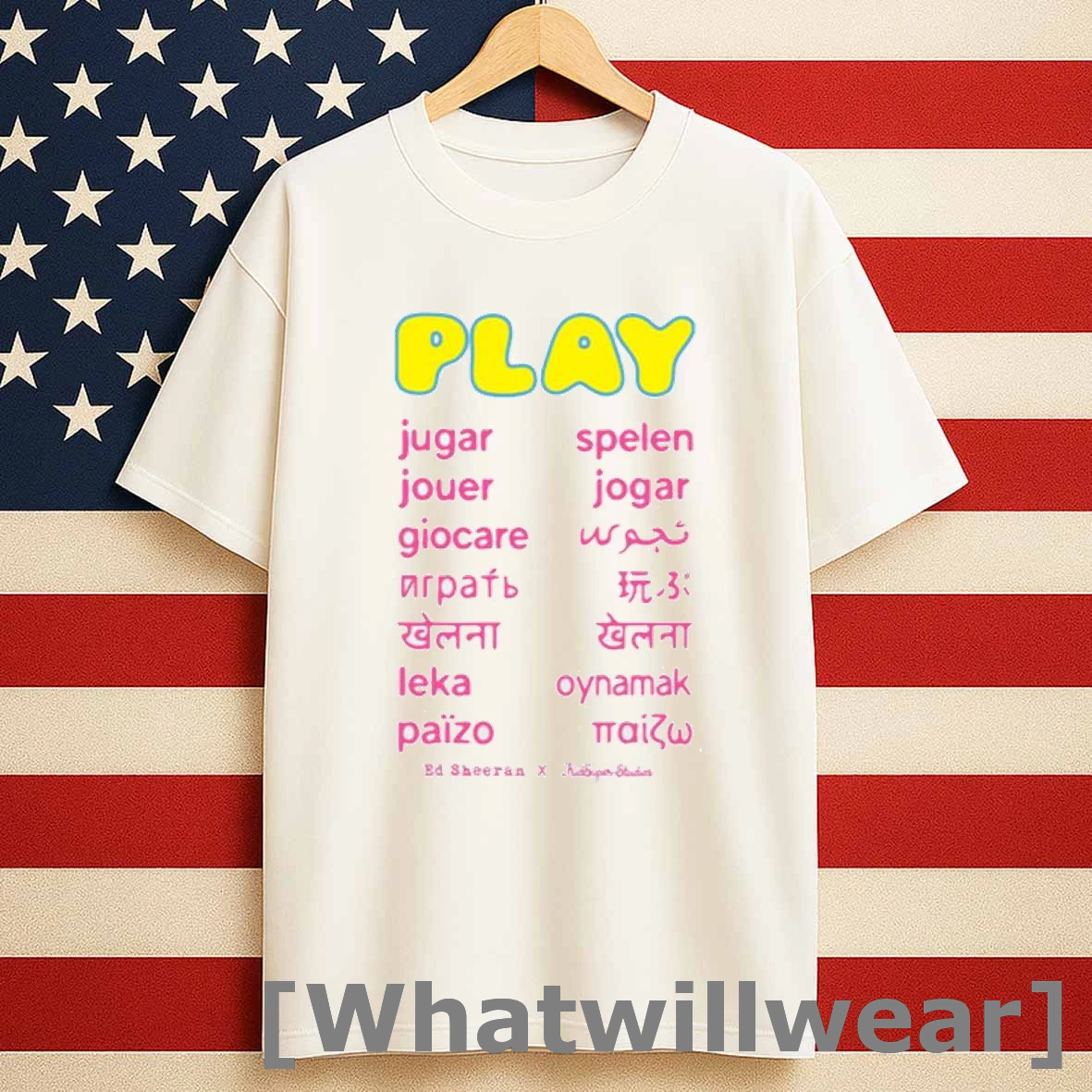 Ed Sheeran Play X Kidsuper Men Shirts