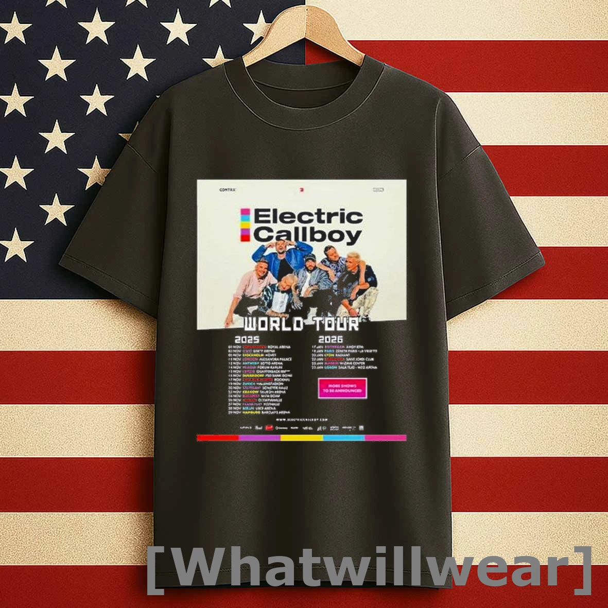 Electric Callboy World Tour 2025 2026 Europe Tour Dates Shirts