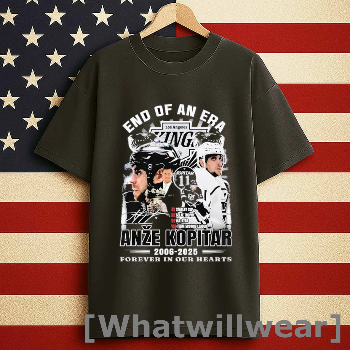 End Of An Era Anze Kopitar 2006 2025 Forever In Our Hearts Shirts