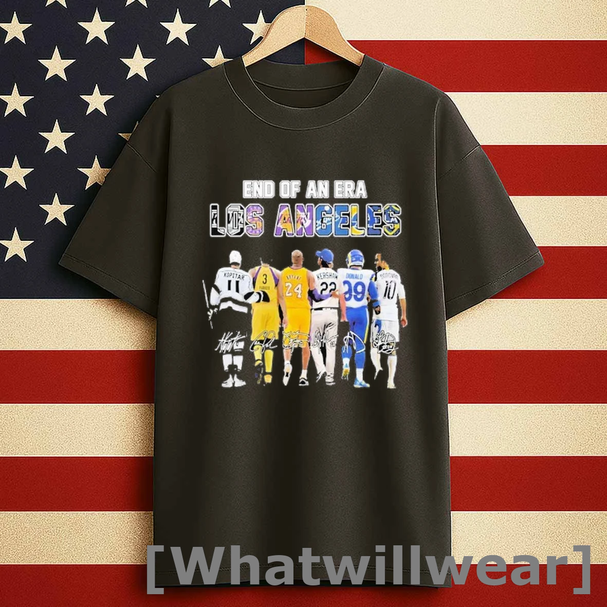 End Of An Era Los Angeles Nation Shirts