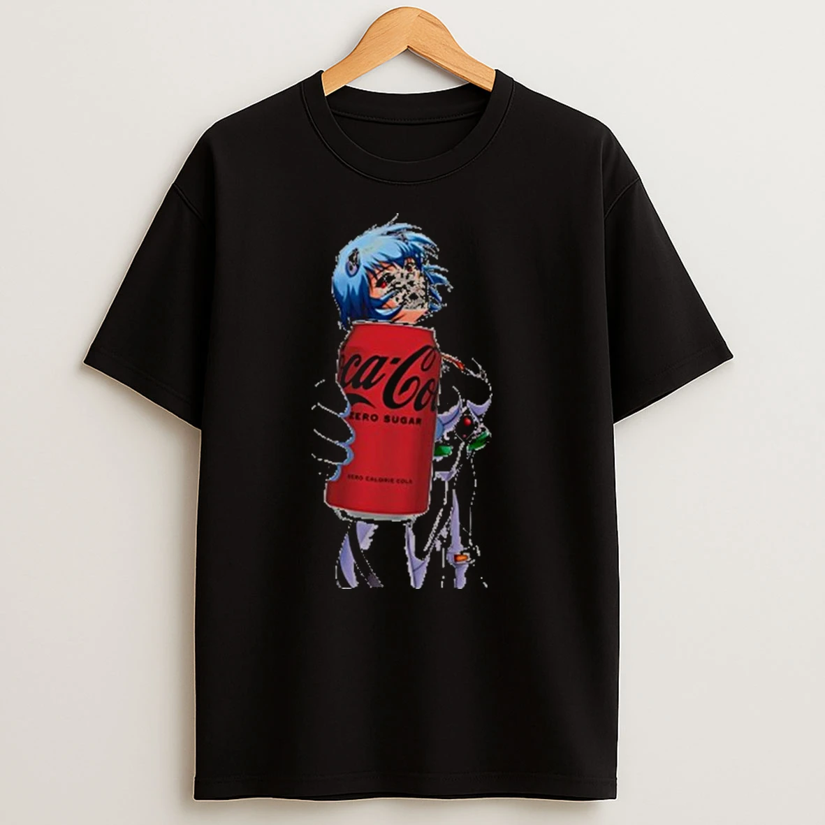Evangelion Rei Ayanami Soda Coca Cola Shirts