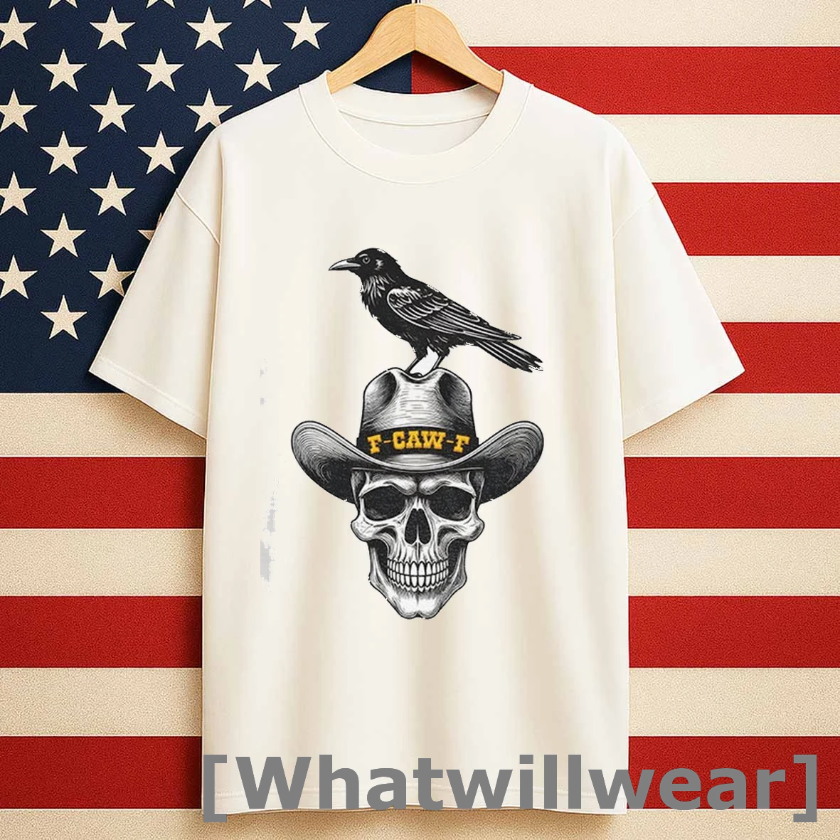F Caw F Funny Raven Skull Gothic Shirts