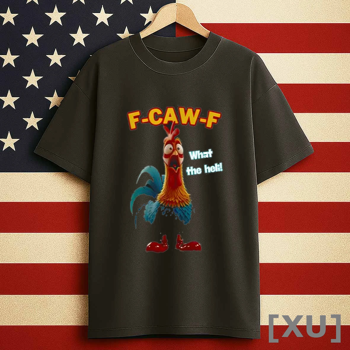 F Caw F What The Heli Men Shirts
