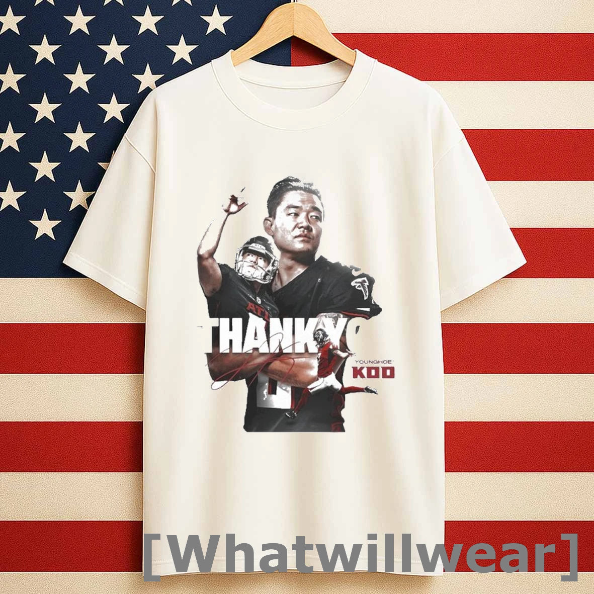 Falcons Thank You Younghoe Koo Shirts