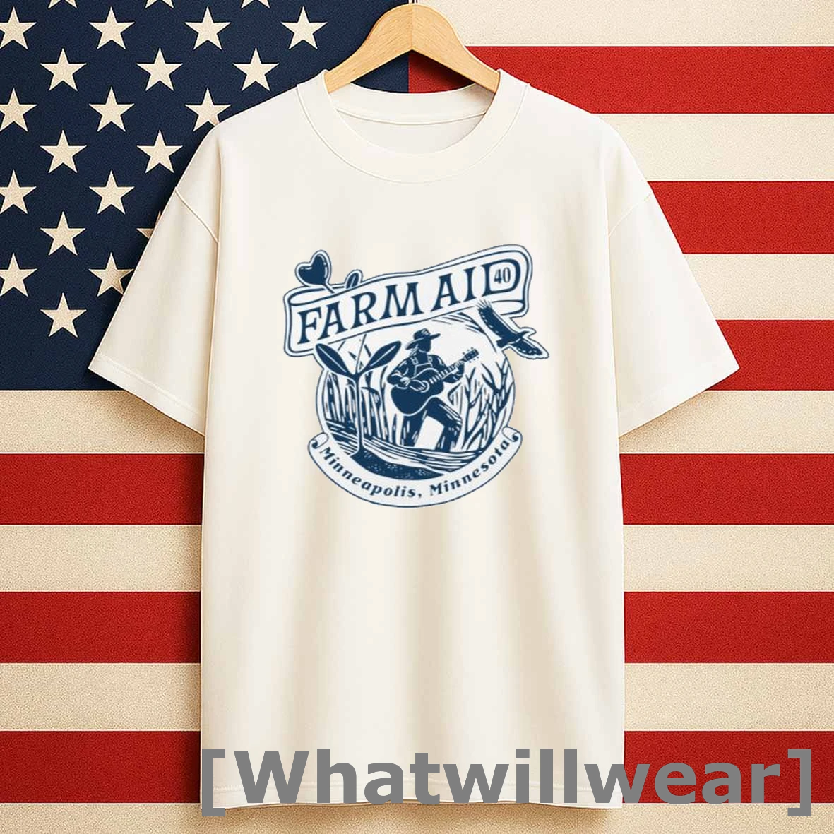 Farm Aid 40 Rice Harvester Men Shirts