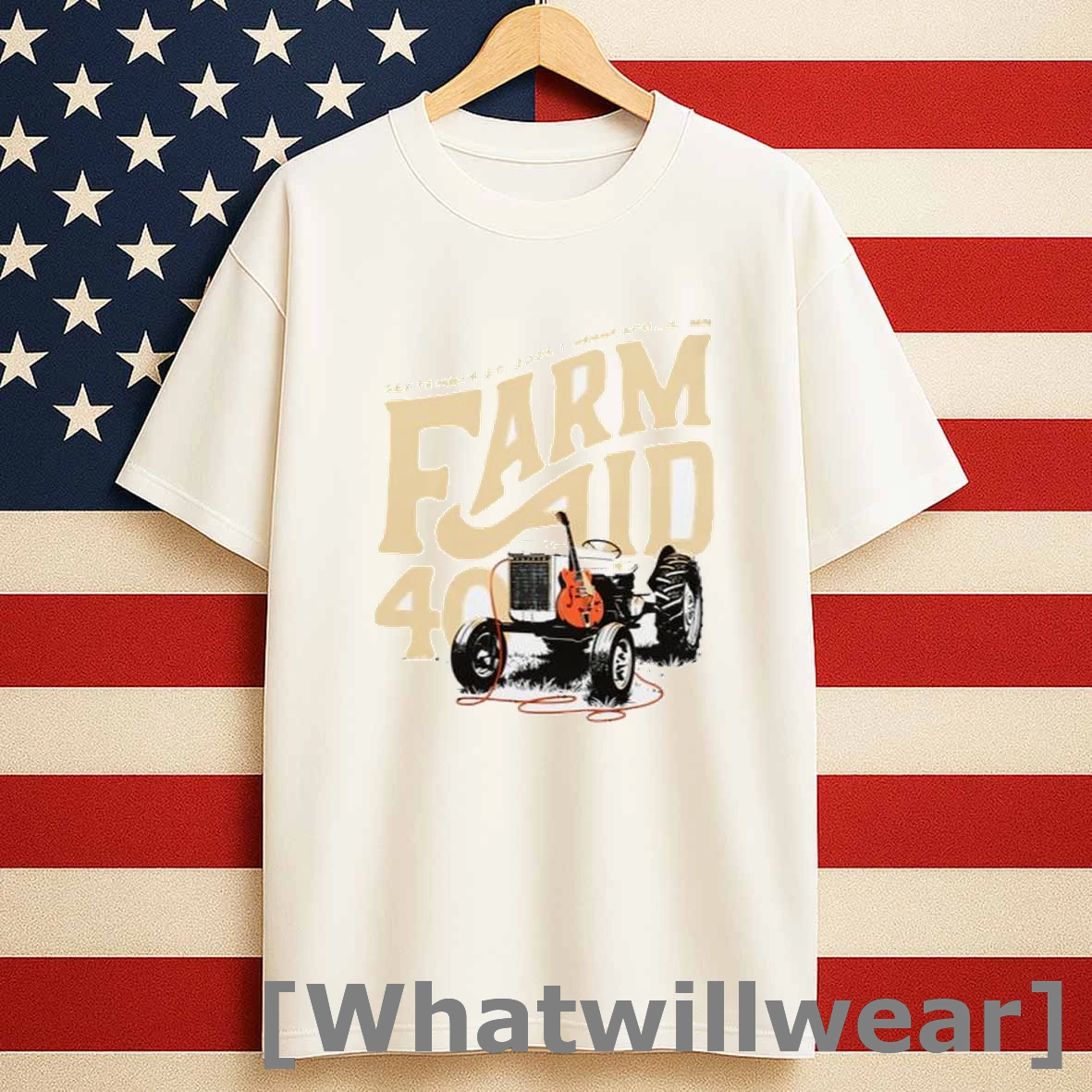 Farm Aid 40 Tractor Amp Men Shirts