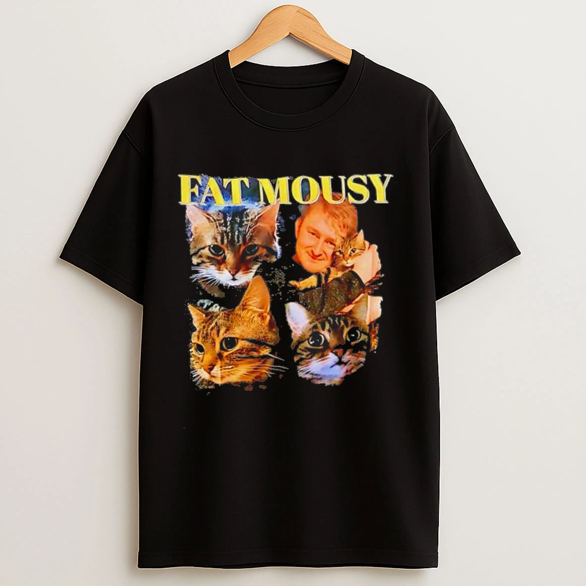 Fat Mousy Cats Graphic Funny Shirts