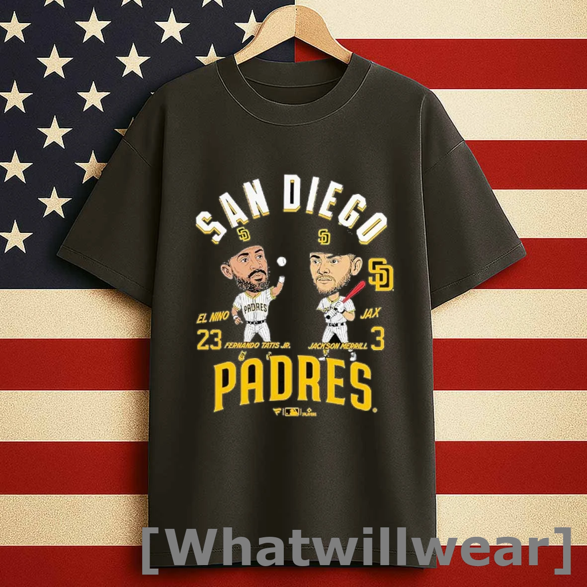 Fernando Tatis Jr And Jackson Merrill San Diego Padres Player Duo Shirts