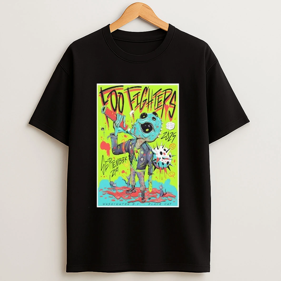 Foo Fighters Sept 21 2025 Washington Dc Poste Shirts