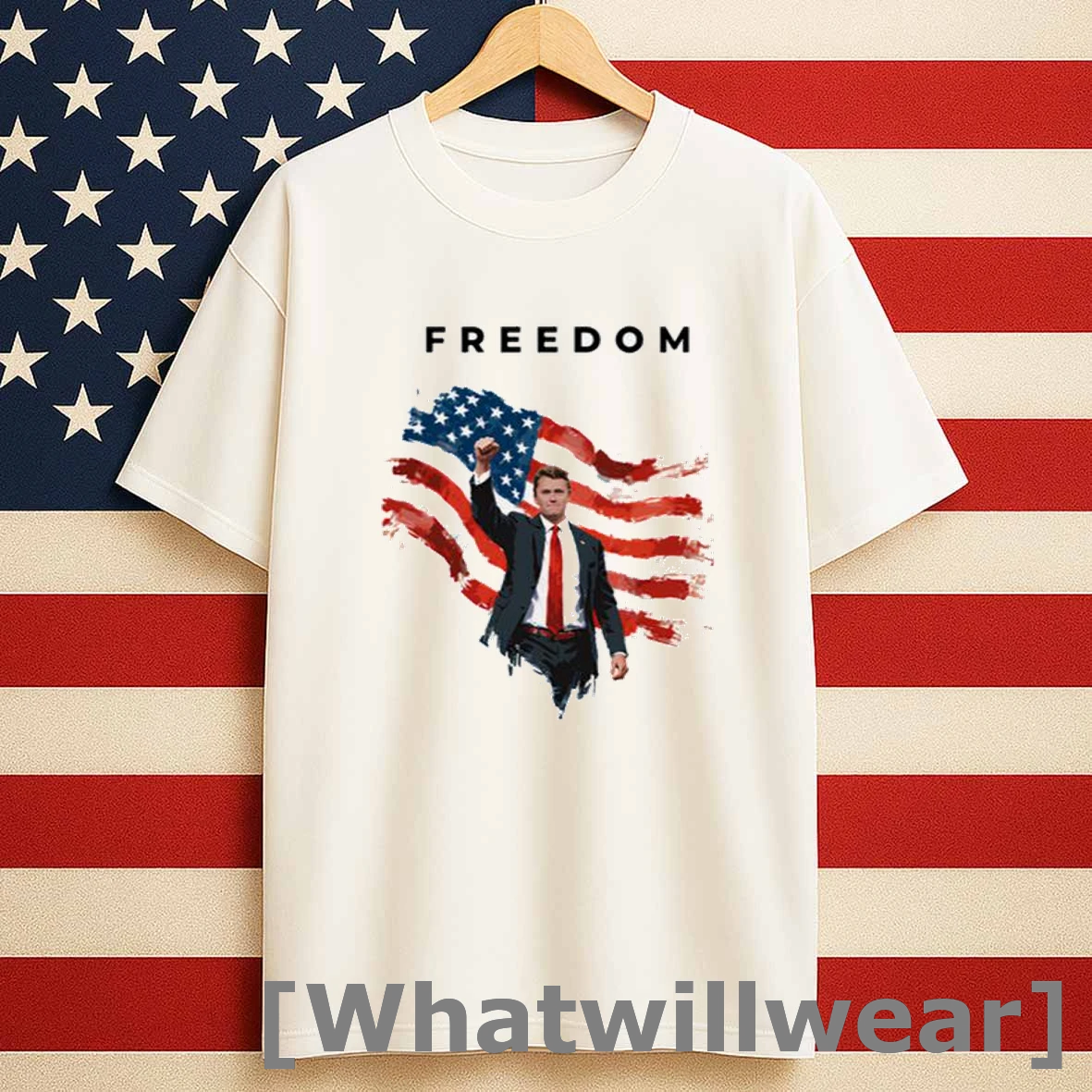 Forever In Out Hearts Charlie Kirk Freedom Limited Men Shirts