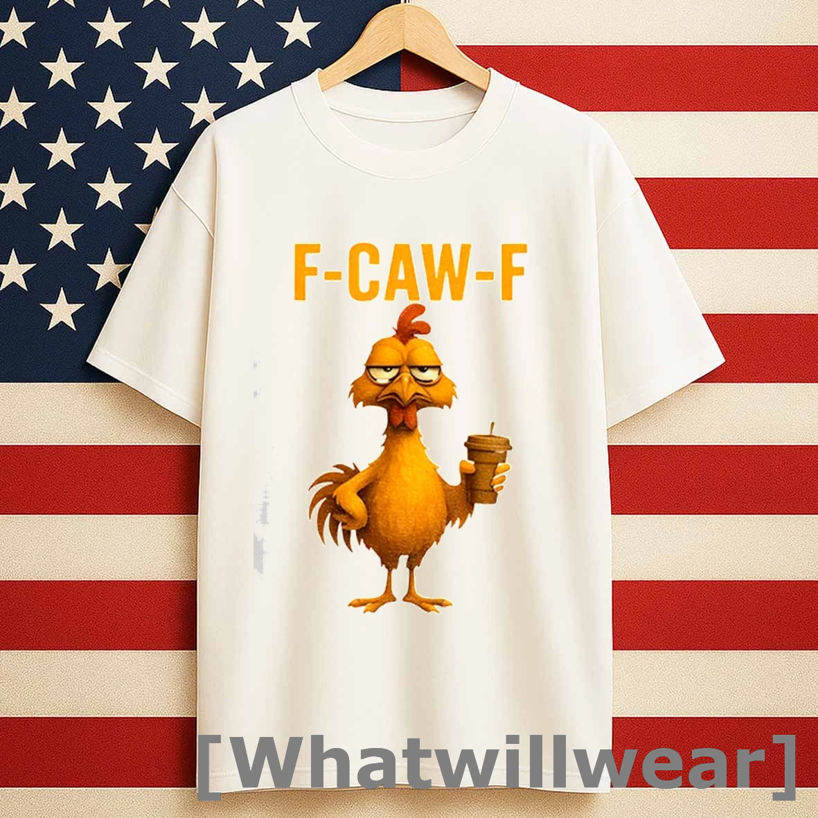 Funny Rooster Meme Chicken F Caw F Shirts