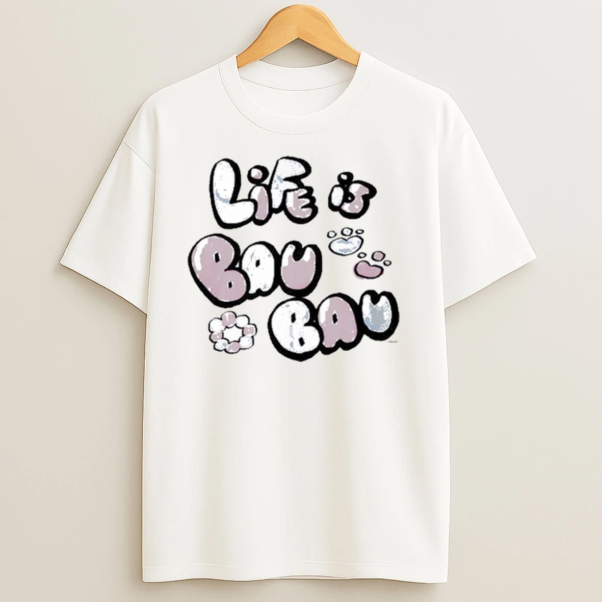 Fuwamoco Life Is Bau Bau Shirts