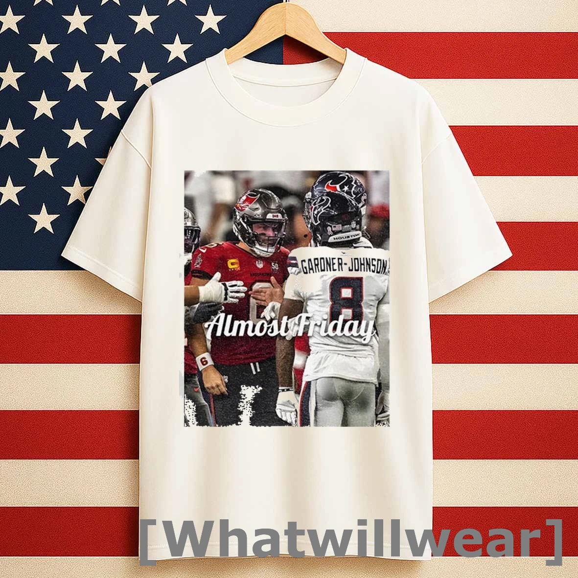 Gardner Johnson Houston Texans Baker Staredown Almost Friday Shirts